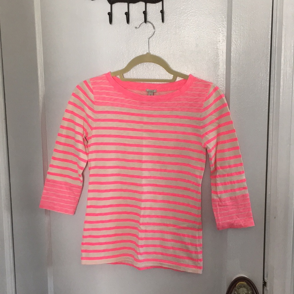 Jcrew 3/4 length sleeve shirt